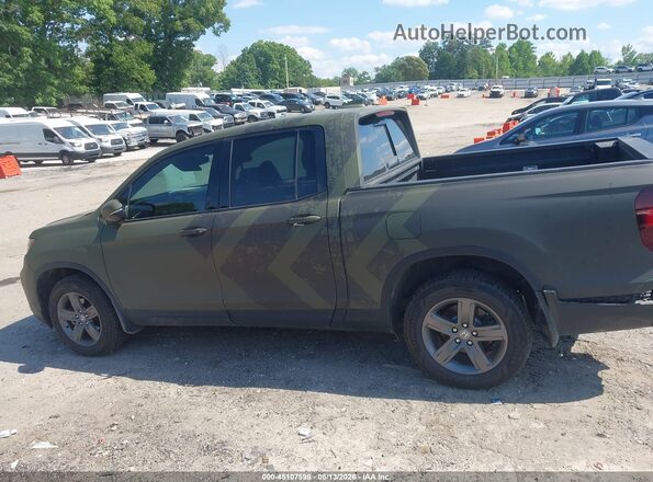 5FPYK3F72NB004067 2022 HONDA RIDGELINE Green Widok wnętrza 360 stopni