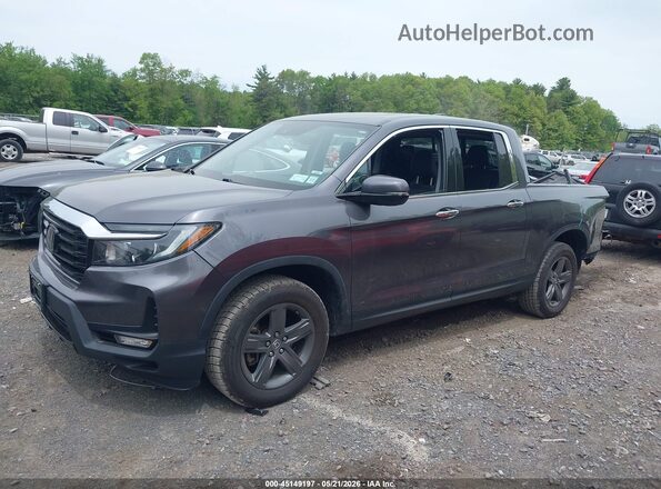 5FPYK3F75MB016955 2021 HONDA RIDGELINE Gray Przód lewy