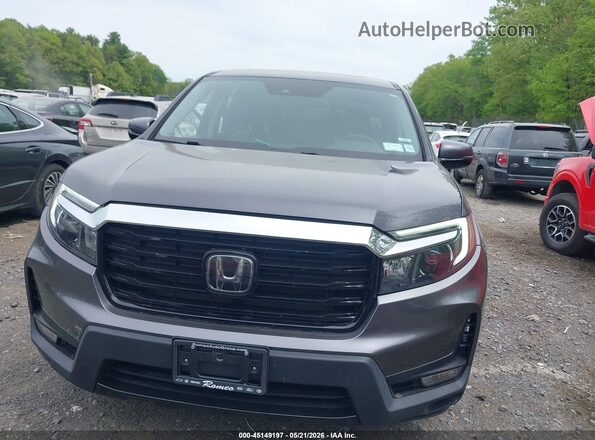 5FPYK3F75MB016955 2021 HONDA RIDGELINE Gray Widok wnętrza z tyłu