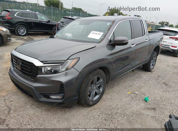 5FPYK3F75PB059955 2023 HONDA RIDGELINE Gray Front left