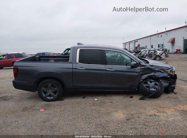 5FPYK3F75PB059955 2023 HONDA RIDGELINE Gray Rear interior view