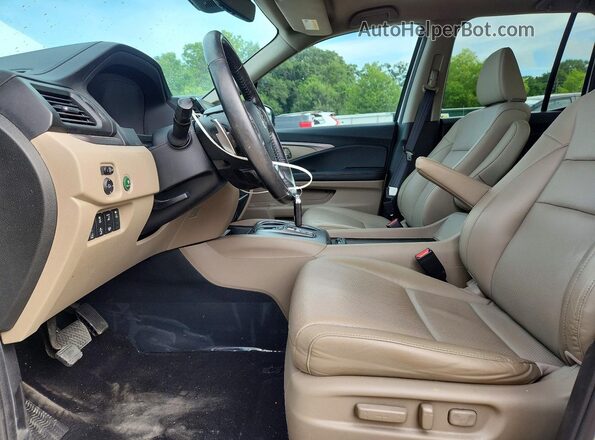 5FPYK3F76MB022747 2021 HONDA RIDGELINE Белый Вид салона спереди