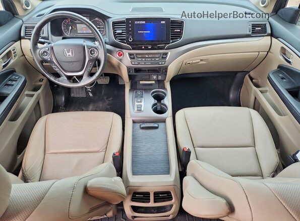5FPYK3F76MB022747 2021 HONDA RIDGELINE Белый Вид панели приборов