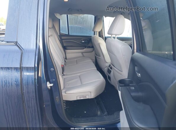 5FPYK3F76NB001849 2022 HONDA RIDGELINE Blue Vista de la etiqueta del VIN
