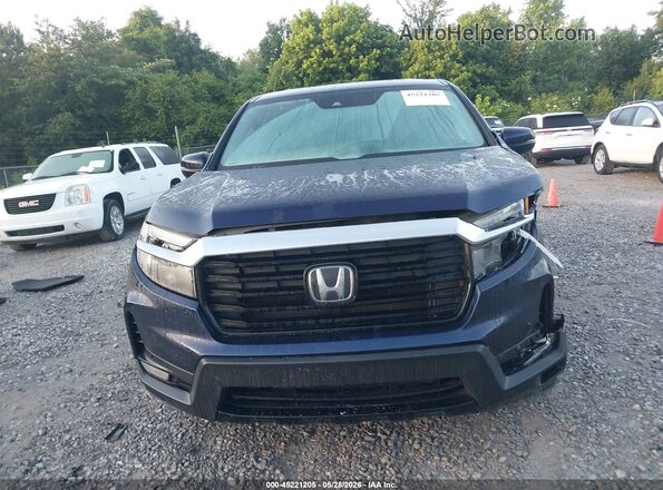 5FPYK3F76NB001849 2022 HONDA RIDGELINE Blue Vista del cuadro de instrumentos