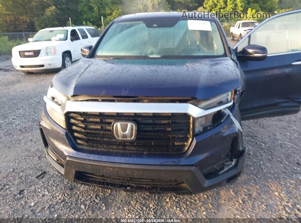 5FPYK3F76NB001849 2022 HONDA RIDGELINE Blue Vista frontal