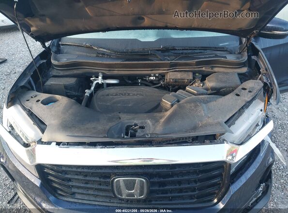 5FPYK3F76NB001849 2022 HONDA RIDGELINE Blue Vista trasera