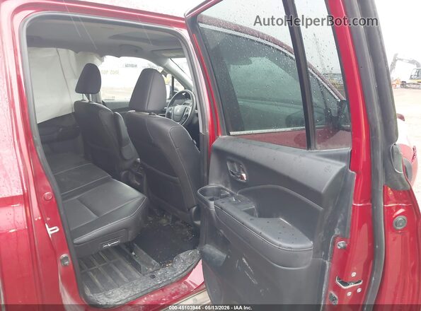 5FPYK3F77PB050819 2023 HONDA RIDGELINE Red Vista de la etiqueta del VIN