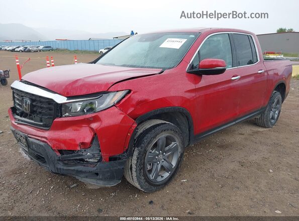 5FPYK3F77PB050819 2023 HONDA RIDGELINE Red Vista tres cuartos delantera izquierda