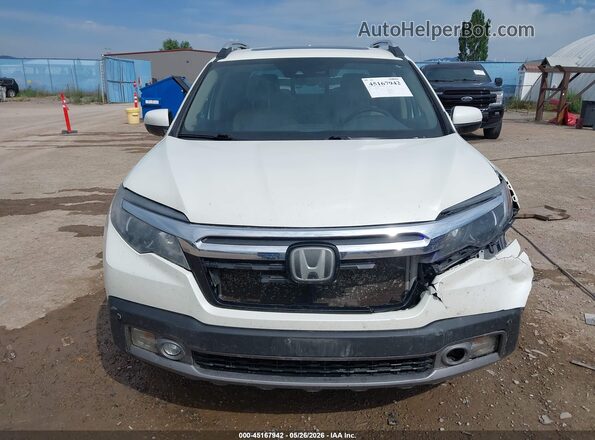 5FPYK3F78JB003595 2018 HONDA RIDGELINE White Vista del cuadro de instrumentos