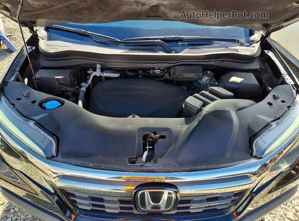 5FPYK3F81LB021819 2020 HONDA RIDGELINE Black Vista del compartimento del motor