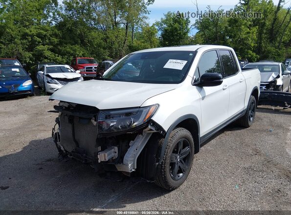 5FPYK3F82NB029852 2022 HONDA RIDGELINE White წინა მარცხენა ხედი სამი მეოთხედიდან