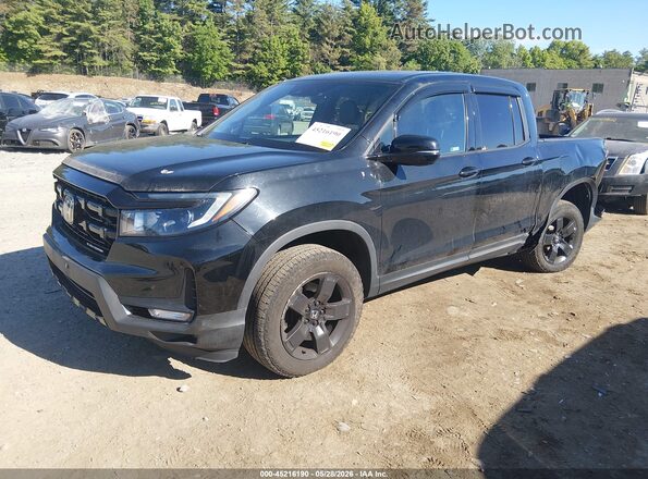 5FPYK3F83RB000771 2024 HONDA RIDGELINE Black Առջևի ձախ երեք քառորդ տեսարան