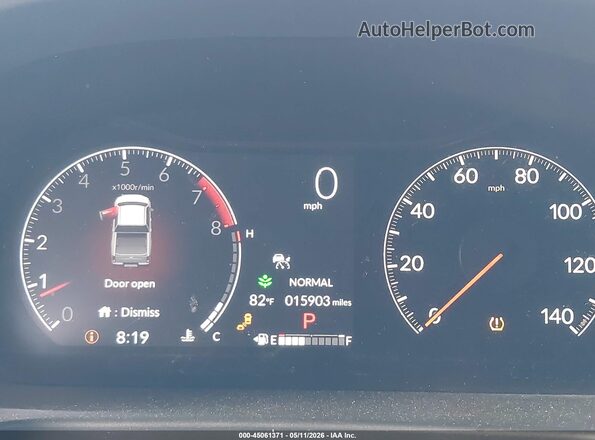 5FPYK3F84SB039522 2025 HONDA RIDGELINE Red Widok tylnych siedzeń