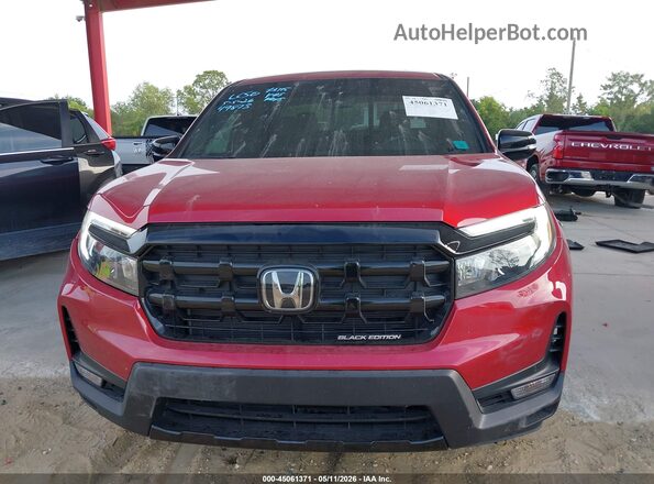 5FPYK3F84SB039522 2025 HONDA RIDGELINE Red Widok wnętrza z tyłu