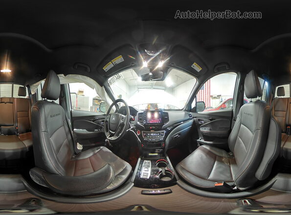5FPYK3F85MB016589 2021 HONDA RIDGELINE White Вид наклейки з VIN-кодом