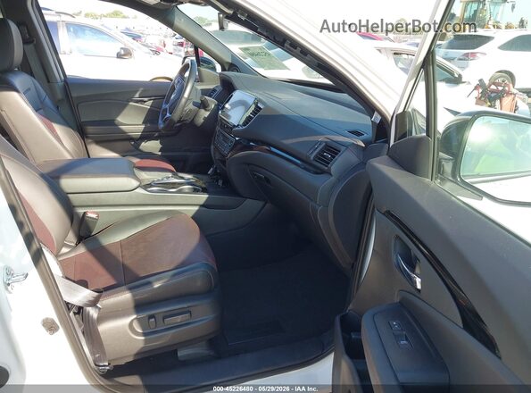 5FPYK3F86RB014907 2024 HONDA RIDGELINE White Вид салону спереду