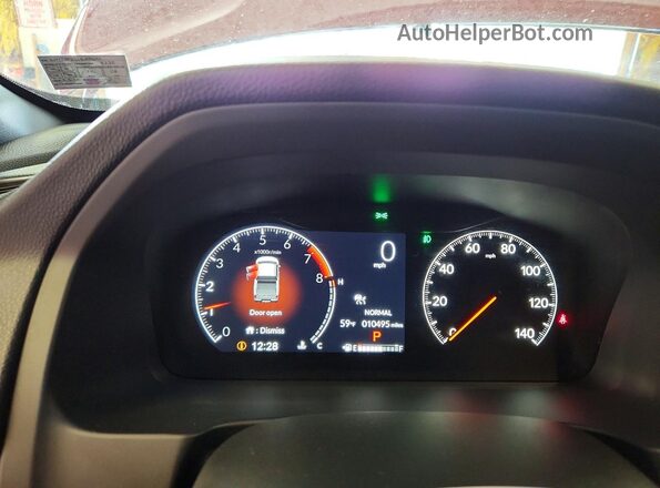 5FPYK3F88SB009651 2025 HONDA RIDGELINE Maroon Вид щитка приладів