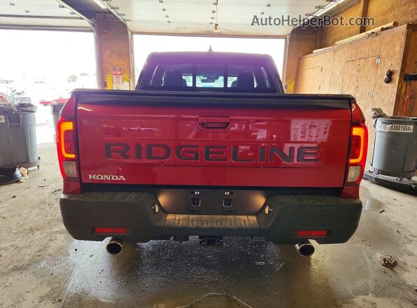 5FPYK3F88SB009651 2025 HONDA RIDGELINE Maroon Вид ззаду