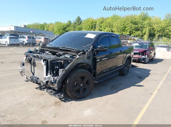 5FPYK3F8XNB025693 2022 HONDA RIDGELINE Black Передня ліва чверть