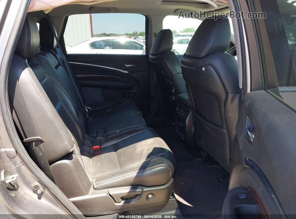 5FRYD3H53HB005200 2017 ACURA MDX Gray VIN կոդի պիտակի տեսք