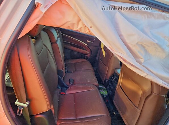 5FRYD3H55HB013296 2017 ACURA MDX Белый Вид задней части салона