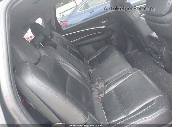 5FRYD4H54HB033478 2017 ACURA MDX Gray Vista de la etiqueta del VIN