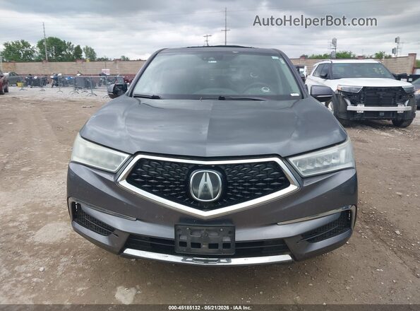 5FRYD4H54HB033478 2017 ACURA MDX Gray Vista del cuadro de instrumentos