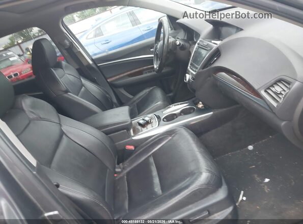 5FRYD4H54HB033478 2017 ACURA MDX Gray Vista interior delantera