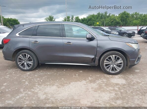 5FRYD4H54HB033478 2017 ACURA MDX Gray Vista interior trasera