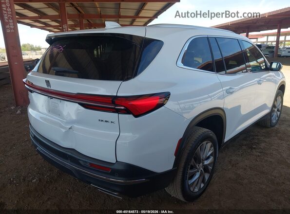5GAERARS0SJ187602 2025 BUICK ENCLAVE White უკანა მარჯვენა