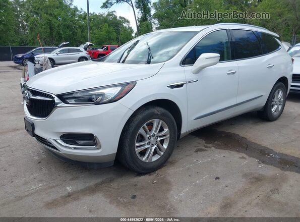 5GAERBKW2LJ111318 2020 BUICK ENCLAVE White Передня ліва чверть