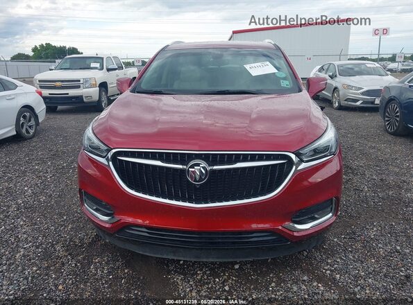 5GAERBKW2MJ203711 2021 BUICK ENCLAVE Red Vista interior trasera