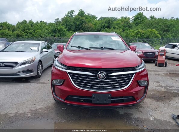 5GAERBKW9NJ165184 2022 BUICK ENCLAVE Red Widok z przodu
