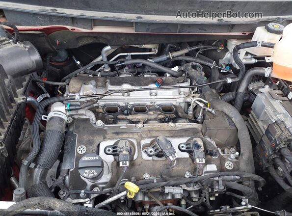 5GAERBKW9NJ165184 2022 BUICK ENCLAVE Red Widok zestawu wskaźników