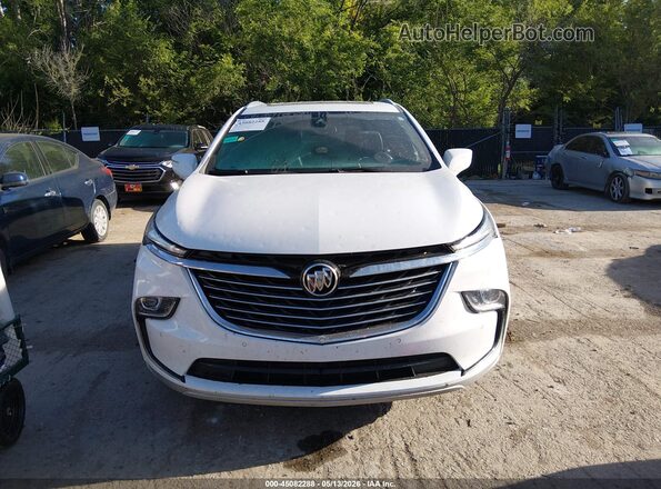 5GAERBKWXPJ116482 2023 BUICK ENCLAVE White Вид щитка приладів