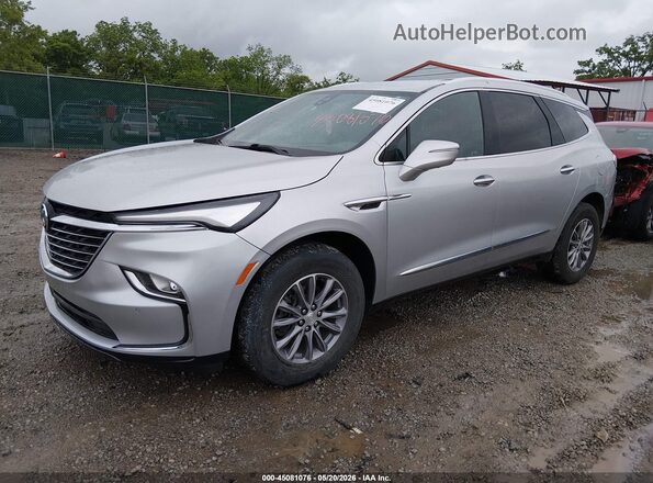 5GAERCKW1NJ149454 2022 BUICK ENCLAVE Silver Передня ліва чверть