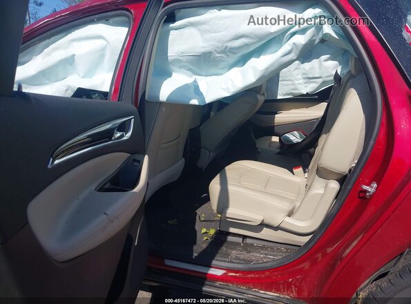5GAERCKW2KJ126048 2019 BUICK ENCLAVE Red VIN კოდის სტიკერის ხედი