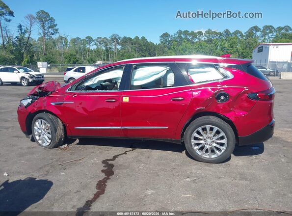 5GAERCKW2KJ126048 2019 BUICK ENCLAVE Red უკანა სალონის ხედი