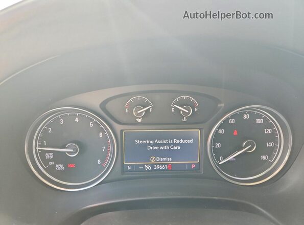 5GAERCKW5LJ229983 2020 BUICK ENCLAVE White Instrument cluster view
