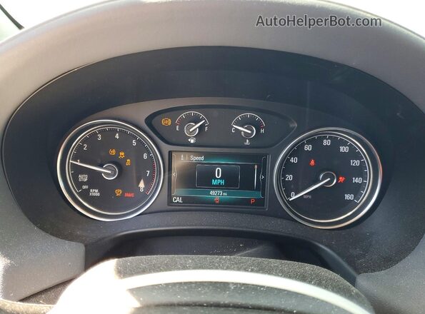 5GAERCKW7KJ223469 2019 BUICK ENCLAVE Белый Вид щитка приборов