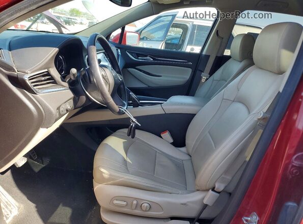 5GAEVAKW2KJ297589 2019 BUICK ENCLAVE Red Widok wnętrza z przodu