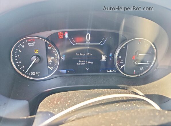 5GAEVBKW8RJ124059 2024 BUICK ENCLAVE White Instrument cluster view