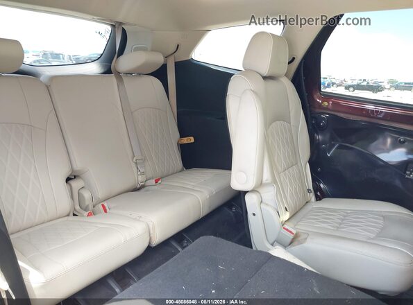 5GAEVCKW1PJ223650 2023 BUICK ENCLAVE Red Вид наклейки з VIN-кодом