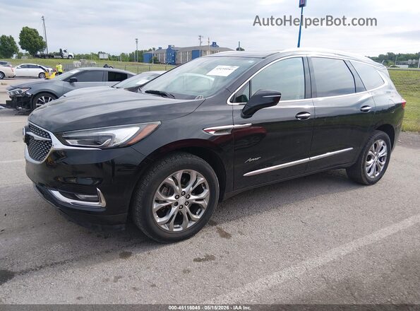 5GAEVCKW5JJ141833 2018 BUICK ENCLAVE Black წინა მარცხენა ხედი სამი მეოთხედიდან