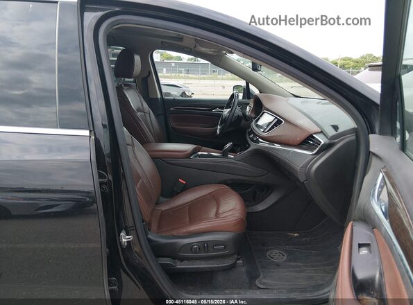 5GAEVCKW5JJ141833 2018 BUICK ENCLAVE Black წინა სალონის ხედი