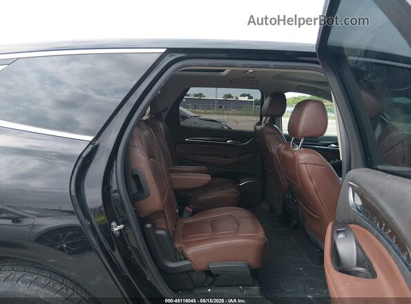5GAEVCKW5JJ141833 2018 BUICK ENCLAVE Black VIN კოდის სტიკერის ხედი