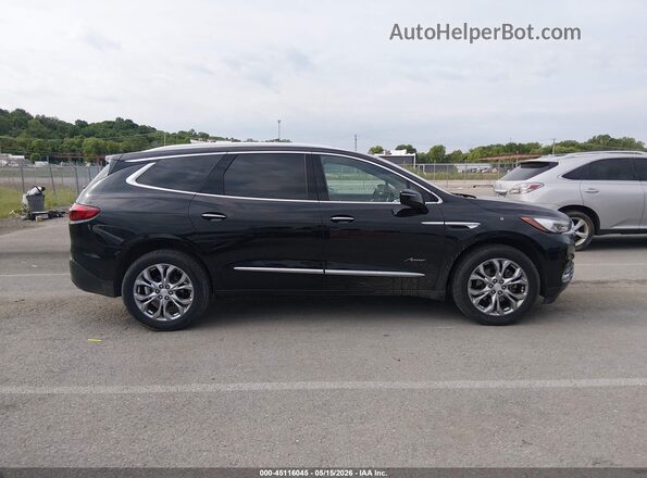 5GAEVCKW5JJ141833 2018 BUICK ENCLAVE Black უკანა სალონის ხედი
