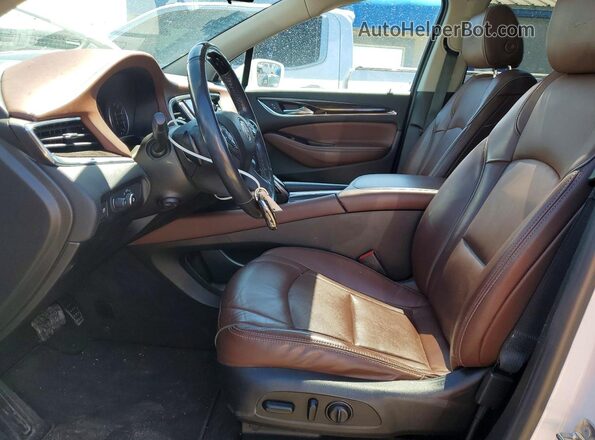 5GAEVCKW5JJ259591 2018 BUICK ENCLAVE Белый Вид салона спереди