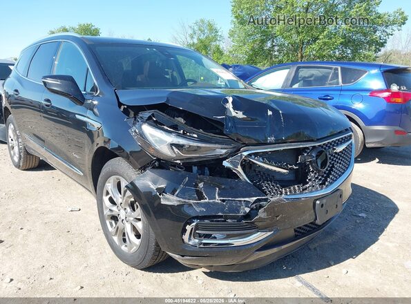 5GAEVCKW7JJ154342 2018 BUICK ENCLAVE Black Դիմացի տեսք